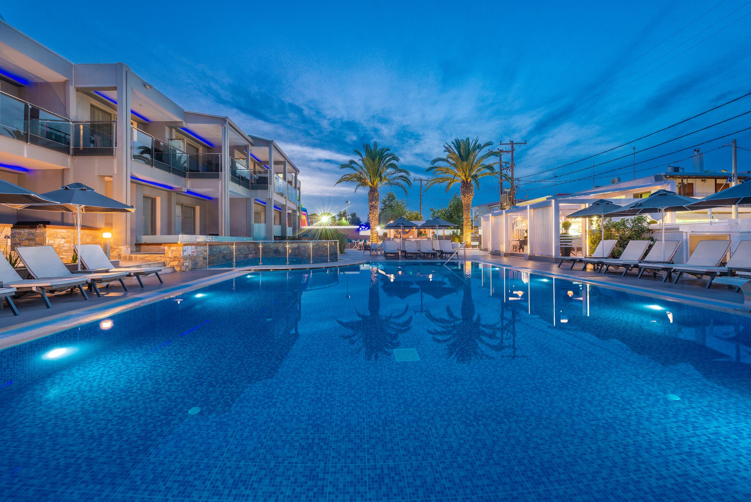 Dionysos Hotel & Suites Hanioti Eksteriør billede